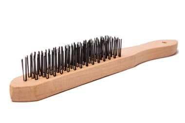 Tower Steel Brush Wooden Handle