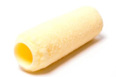 Close-up of Tower 9" Cream Paint Roller Sleeve