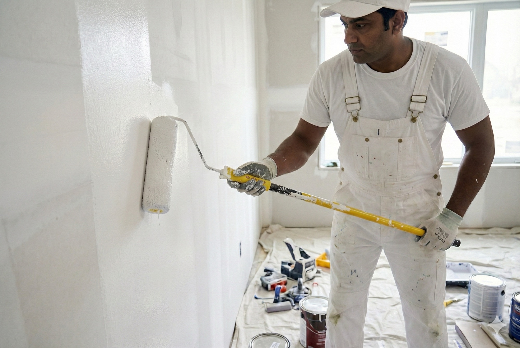 Painting with a Tower roller
