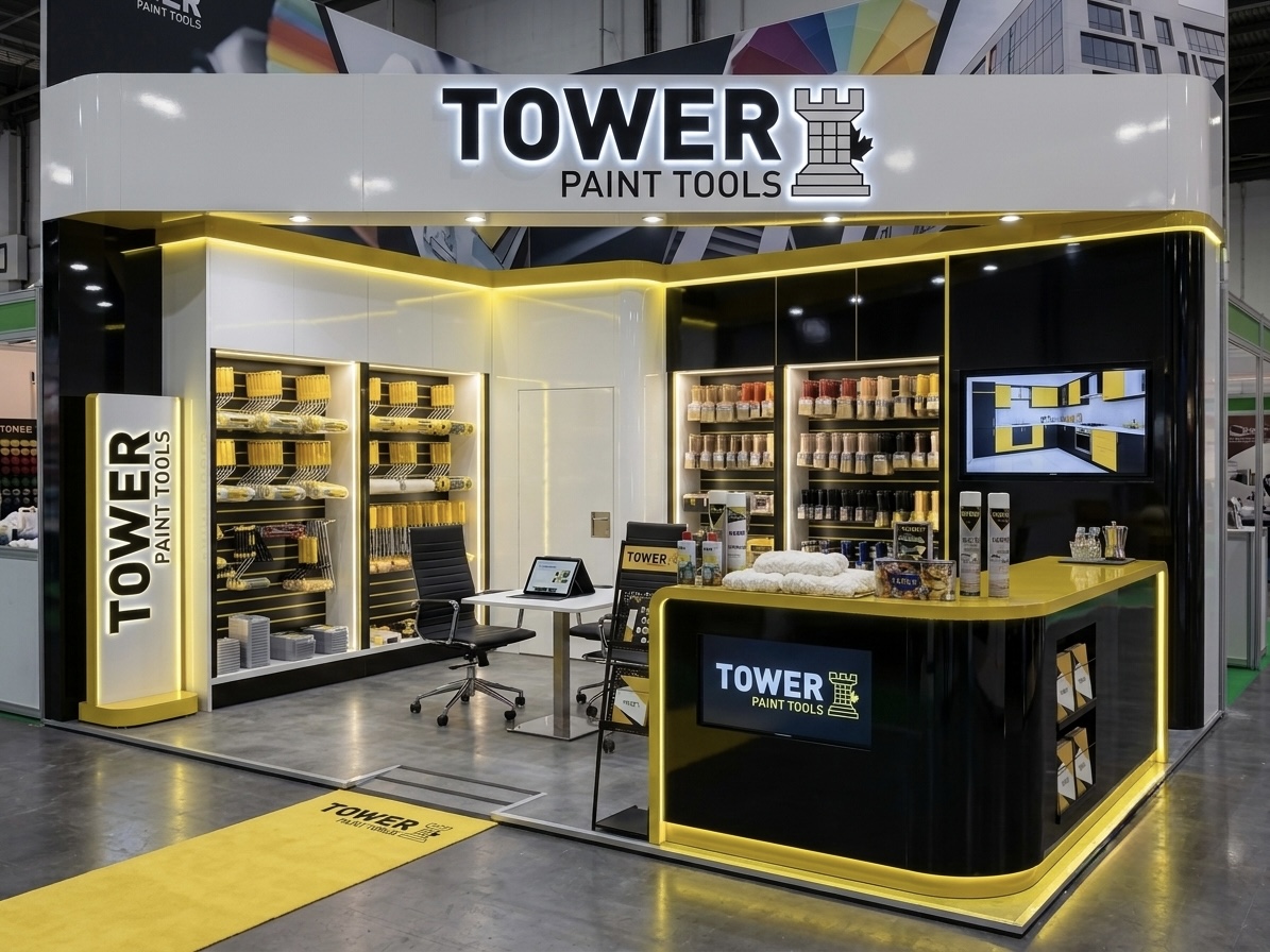 Tower Paint Tools exhibition stand